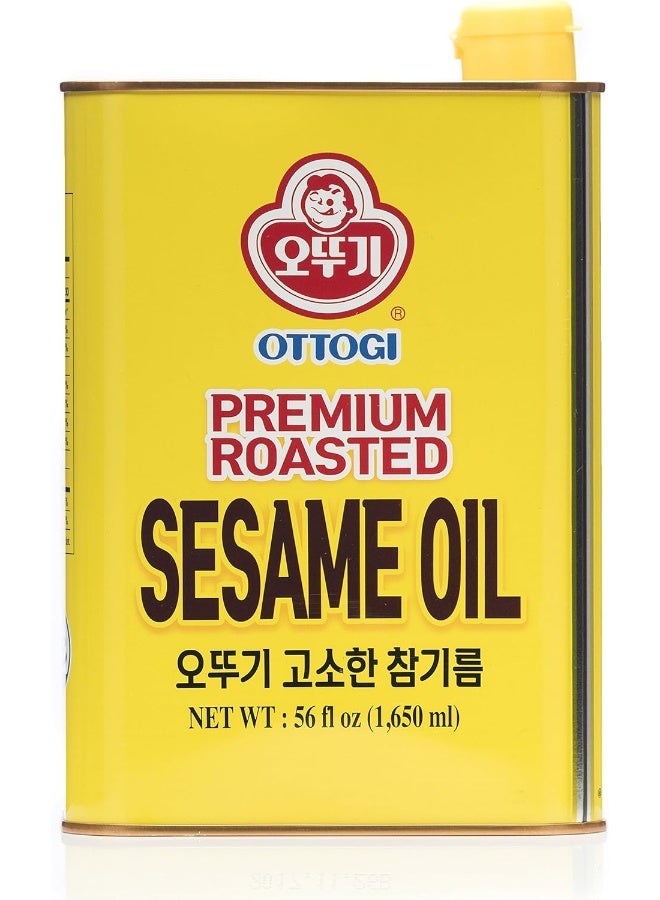 Ottogi Premium Roasted Ottogi Sesame Oil - 56 Fl. oz. (1650ml) - Image 1